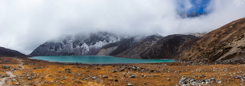 Preview: Landscape With Gokyo Lake With Amazing Blue Water, Nepal