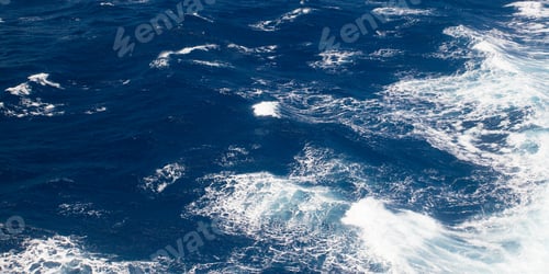 Preview: Amazing Colours Water With Waves Of The Mediterranean Sea