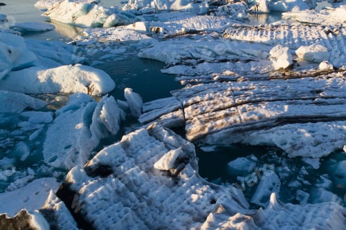 Preview: Glacier Lagoon In Iceland Suring The Sunset