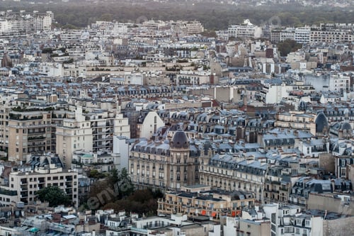 Preview: View From The Eiffel Tower In The Sunset Time, Paris, France