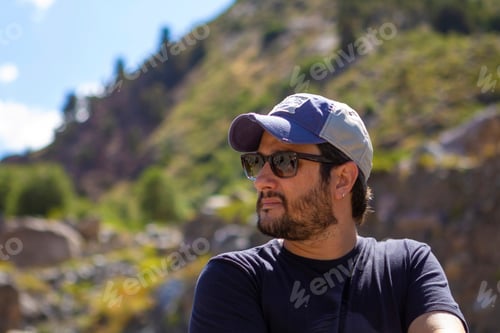 Preview: Tourist In Chilean Mountain Park