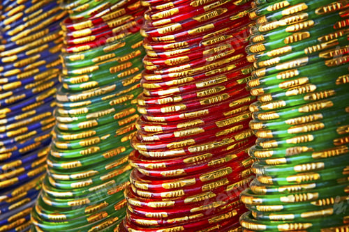 Preview: Background Of Colorful Indian Bangles