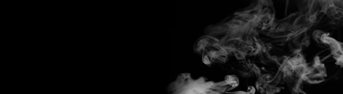 Preview: White Smoke On A Black Background. Texture Of Smoke. Clubs Of White Smoke On A Dark Background For
