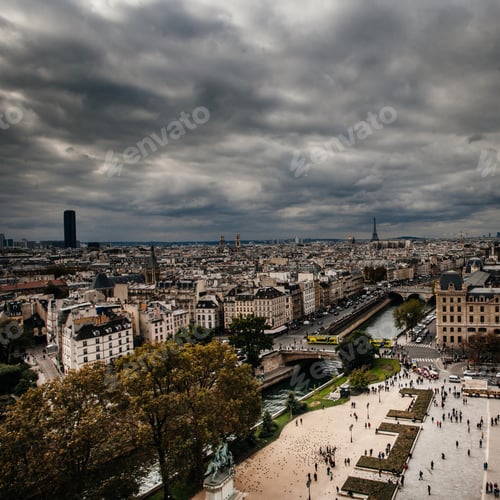 Preview: View On Paris Form Notre Dame Cathedral