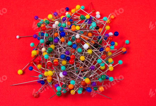 Preview: Accessories For Needlework. Spools Of Thread, Buttons, Measuring Tape, Sewing Supplies.