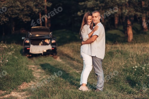 Preview: Outdoor Shot Of Young Couple In Love