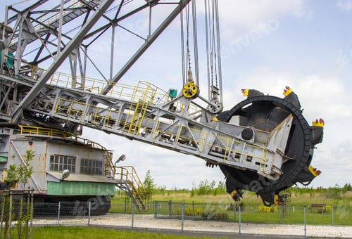 Preview: Brown Coal Excavator Schrs-315. Opencast Brown Coal Mine.