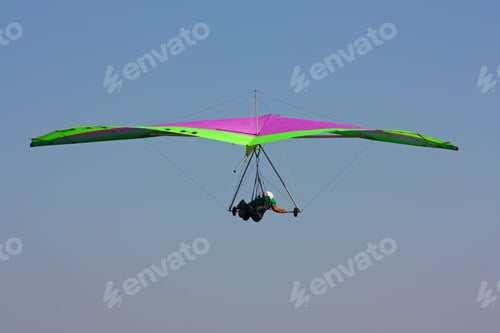 Preview: Crimea, Ukraine - September 9: Competitor Of The Grininko Hang Gliding Competitions Taking Part On