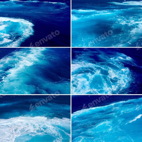 Preview: Amazing Colours Water With Waves Of The Mediterranean Sea