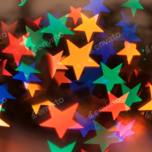 Preview: Defocused Stars Light Background