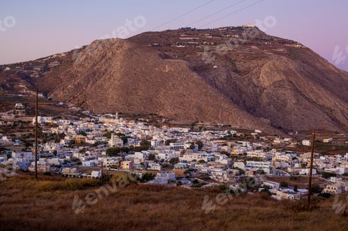 Preview: Beutiful Nature, Mountains And Small White Towns Of Santorini Island, Greece