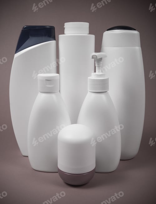 Preview: Plastic Packaging From Cosmetics. The Concept Of Recycling And Segregation Of Plastic Waste.