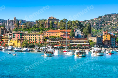 Preview: Santa Margherita Ligure Harbour and Fishing Boats, Liguria