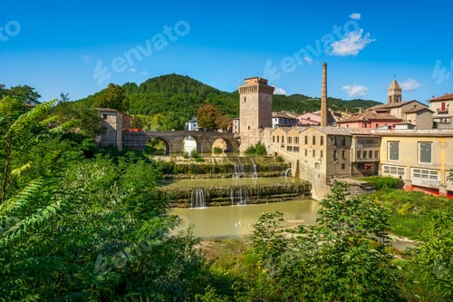 Preview: Fermignano Roman Bridge Tower and Metauro River