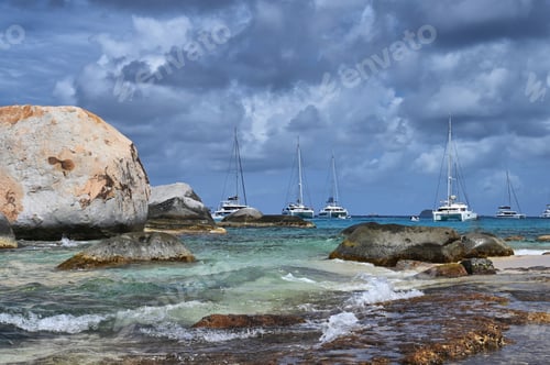 Preview: Sailboats at The Baths BVI