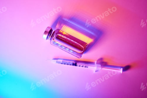 Preview: Glp 1 peptide medication vial and syringe for metabolic therapy