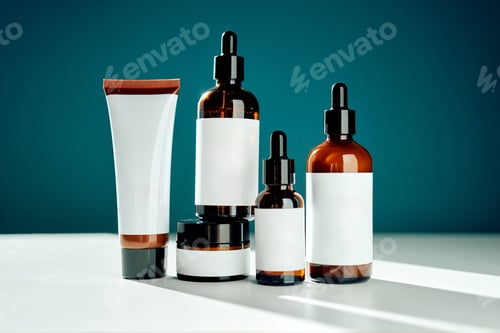 Preview: Skincare beauty products promoting natural cosmetic treatment
