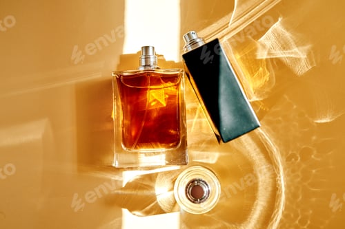 Preview: Minimalist perfume bottles showcasing luxury fragrance essence