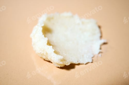 Preview: Cosmetic scrub texture showcasing innovative skincare product swatch