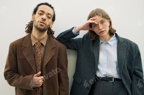 Preview: Portrait of Diverse Business Colleagues Posing for Corporate Branding
