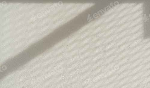Preview: Window shadow on white wall with minimalist aesthetic and natural sunlight creates