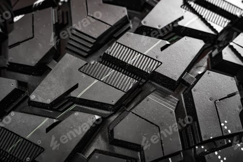 Preview: Black tire tread texture background with detailed rubber pattern.