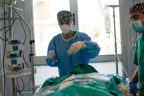 Preview: Medical team working in hospital operating room
