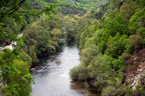 Preview: Visitors enjoy nature along the river in Matka Canyon near Skopje, North Macedonia.