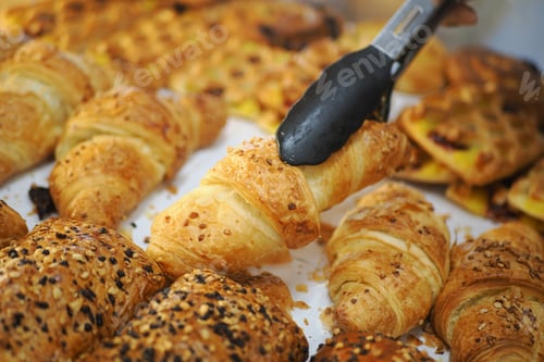 Preview: Fresh baked goods at a bakery serve breakfast to visitors
