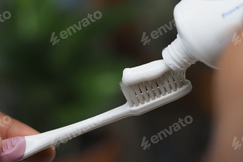 Preview: Brushing teeth with toothpaste for a refreshing start