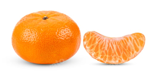 Preview: Orange Fruit Isolated on White Background