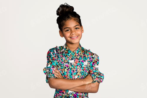 Preview: Smart young African American girl