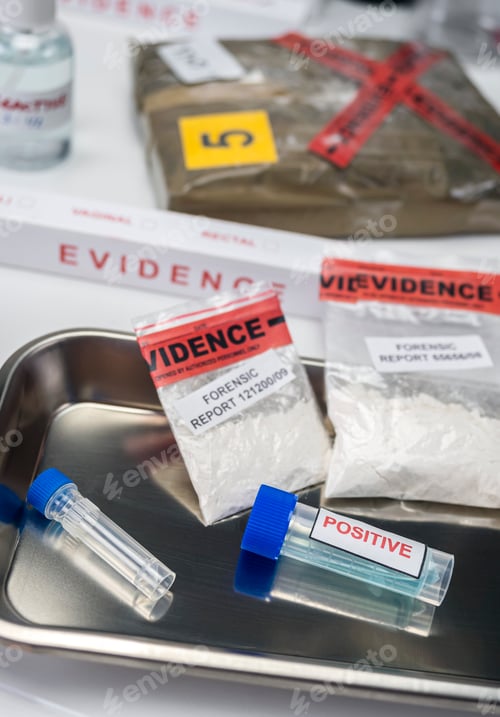 Preview: Crime Lab Drug Positive Test, Conceptual Image