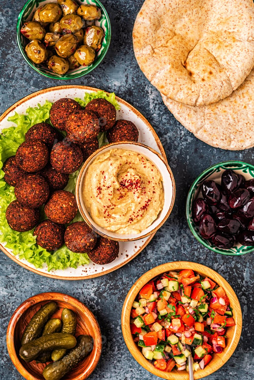 Preview: Falafel - traditional dish of Israeli and Middle Eastern cuisine
