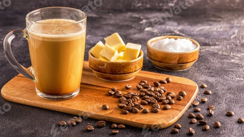 Preview: Bulletproof coffee, blended with organic butter and MCT coconut oil