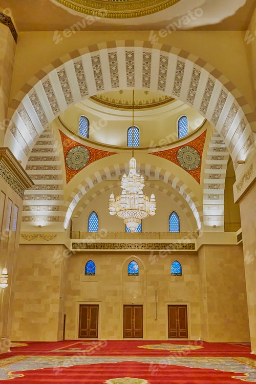Preview: Grand Sheikh Zayed Mosque Interior in Fujairah, UAE
