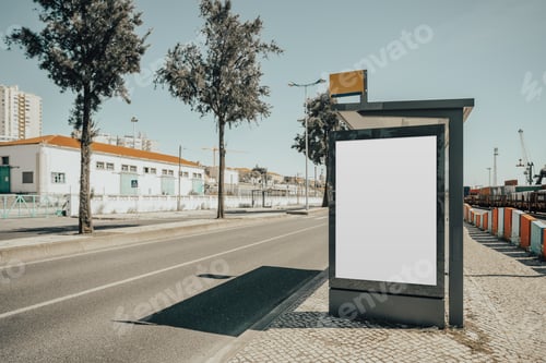 Preview: Bus Stop Poster Template