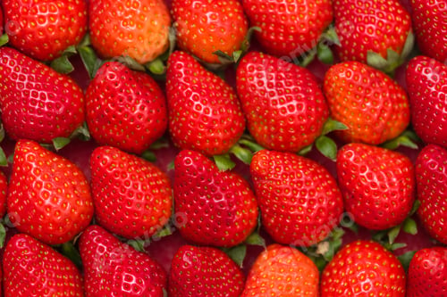 Preview: Delicious strawberries packed in a box for sale