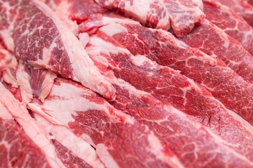 Preview: Fresh cut beef slice pack for home cooking use