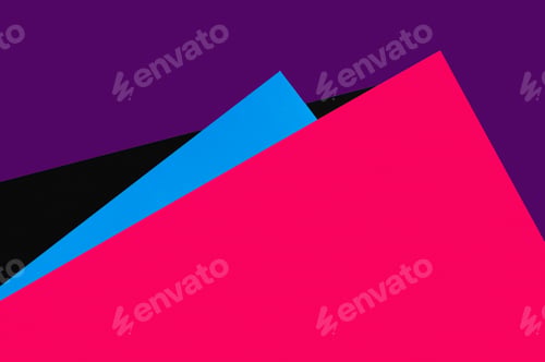 Preview: Simple Pink, Purple, Blue and Black Background With Copy Space