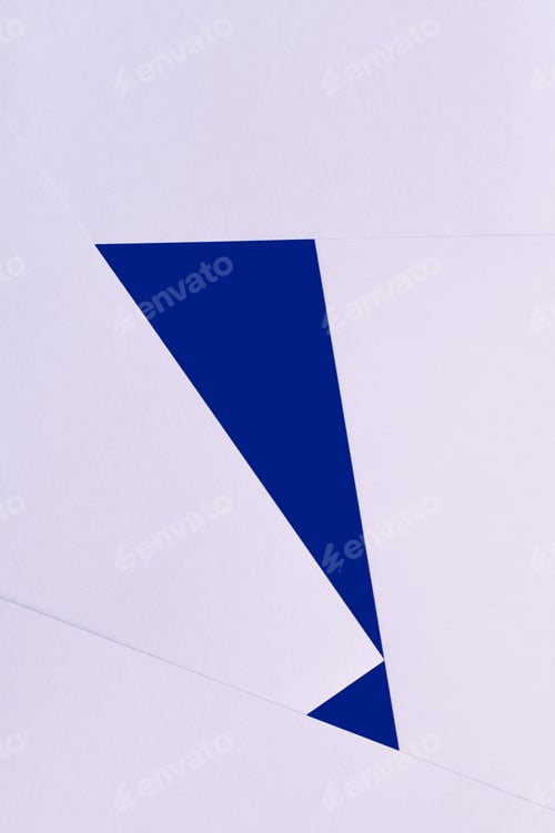 Preview: Simple Geometric Background With Lavender and Blue Papers