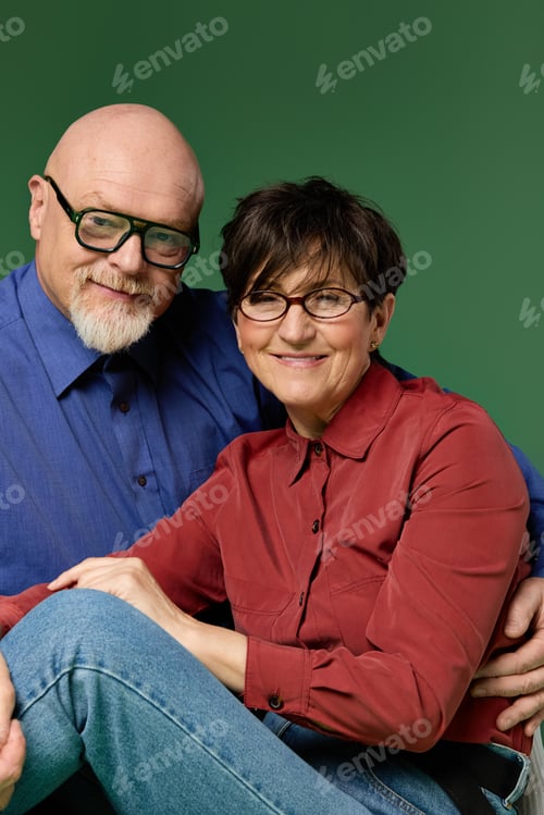 Preview: Heartwarming moments shared by a loving senior couple in casual attire