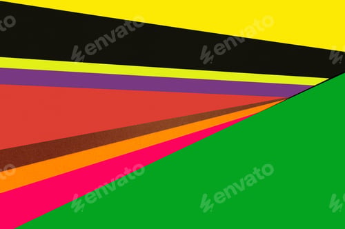 Preview: Geometric Background With Multicolored Diagonal Stripes