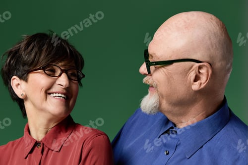 Preview: Joyful senior couple sharing loving moments filled with affection and companionship