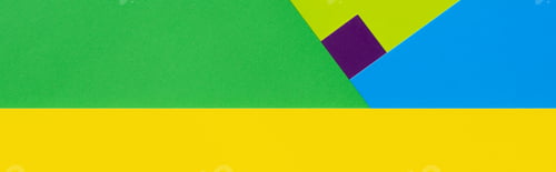 Preview: Abstract Background With Bright Colorful Paper Sheets, Banner