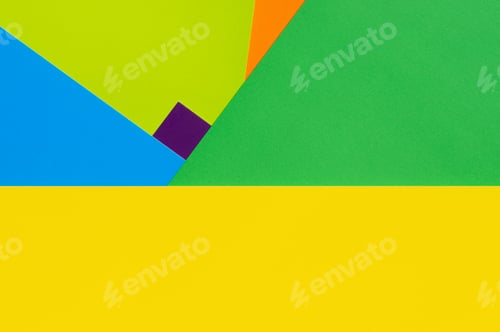 Preview: Bright Multicolored Background With Geometric Pattern