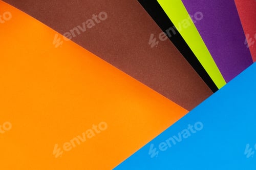 Preview: Abstract Geometric Background With Multicolored Polygons