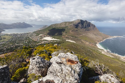 Preview: Panoramic View of Hout Bay and The Sentinel from Little Lion’s Head, Cape Town