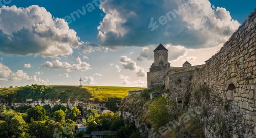 Preview: fields-Podilskyi Fortress, a historical defensive architecture near fields