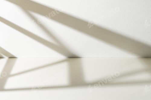 Preview: Window shadows cast on yellow background.